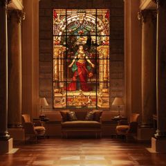 Painting Arch Photography Scenery Backdrop Indoor Theme Banner BCE-039