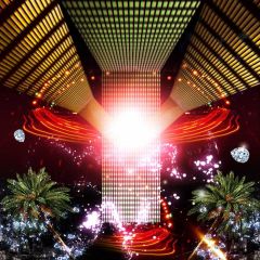 Tree Diamond Photography Scenery Backdrop Music Dance Theme Banner BCE-072