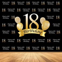 Balloon Birthday Photography Scenery Backdrop Birthday Party Theme Banner BCE-101