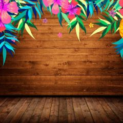 Floor Flower Photography Scenery Backdrop Indoor Theme Banner BCE-106