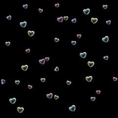 Heart Black Photography Scenery Backdrop Birthday Party Theme Banner BCE-113