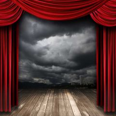 Curtain Storm Floor Photography Scenery Backdrop Stage Carpet Theme Banner BCE-140