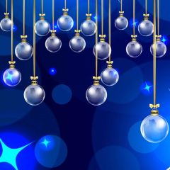 Bell Light Star Photography Scenery Backdrop Christmas Theme Banner BCE-167