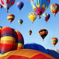 Balloon Sky View Scene Photography Scenery Backdrop Nature Theme Banner BCE-187