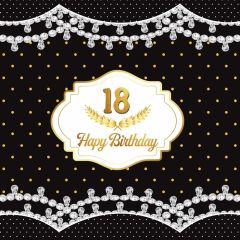 Birthday Crop Diamond Photography Scenery Backdrop Birthday Party Theme Banner BCE-223
