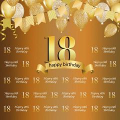 Flag Balloon Photography Scenery Backdrop Birthday Party Theme Banner BCE-231