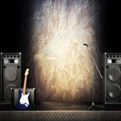 Sound Guitar Photography Scenery Backdrop Music Dance Theme Banner BCE-254