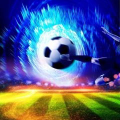 Football Player Playground Photography Scenery Backdrop Sports Theme Banner BCE-260