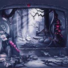 Insect Stag Road Photography Scenery Backdrop Fantasy Theme Banner BCE-300