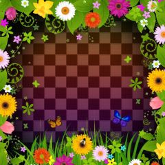 Bloom Bee Butterfly Photography Scenery Backdrop Wall Theme Banner BCE-330