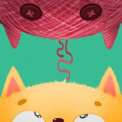 Animal Cartoon Photography Scenery Backdrop Cartoon Theme Banner BCE-380