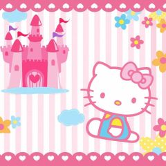 Castle Cartoon Animal Photography Scenery Backdrop Birthday Party Theme Banner BCE-383