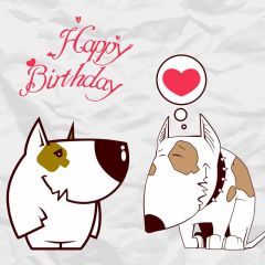 Birthday Party Cartoon Animal Photography Scenery Backdrop Birthday Party Theme Banner BCE-400