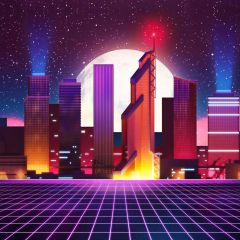 City Road Photography Scenery Backdrop Architectural Theme Banner BCE-443