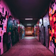 Colors Light Photography Scenery Backdrop Graffiti Theme Banner BCE-452