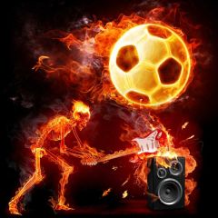 Football Guitar Photography Scenery Backdrop Music Dance Theme Banner BCE-454