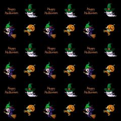 Halloween Broom Elf Photography Scenery Backdrop Halloween Theme Banner BCE-462