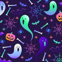 Halloween Elf Cobweb Photography Scenery Backdrop Halloween Theme Banner BCE-470