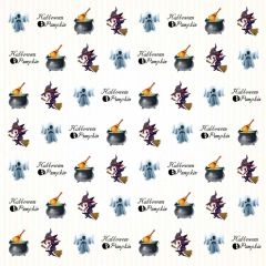 Halloween Spirit Broom Photography Scenery Backdrop Halloween Theme Banner BCE-477