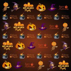 Halloween Hat Photography Scenery Backdrop Halloween Theme Banner BCE-482