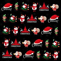 Christmas Santa Photography Scenery Backdrop Christmas Theme Banner BCE-484
