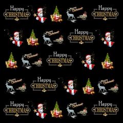 Christmas Snowman Deer Photography Scenery Backdrop Christmas Theme Banner BCE-492
