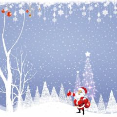 Christmas Snowman Ice Photography Scenery Backdrop Christmas Theme Banner BCE-494