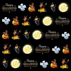 Halloween Moon Pumpkin Photography Scenery Backdrop Halloween Theme Banner BCE-495