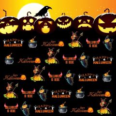 Halloween Crow Photography Scenery Backdrop Halloween Theme Banner BCE-505
