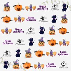 Halloween Bat Cat Photography Scenery Backdrop Halloween Theme Banner BCE-507
