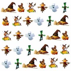 Halloween Hat Pumpkin Photography Scenery Backdrop Halloween Theme Banner BCE-522