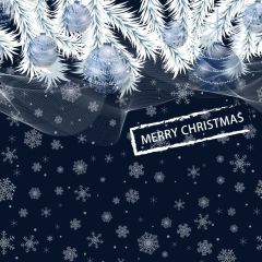 Christmas Bell Photography Scenery Backdrop Christmas Theme Banner BCE-545