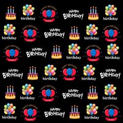 Birthday Cake Balloon Photography Scenery Backdrop Birthday Party Theme Banner BCE-622
