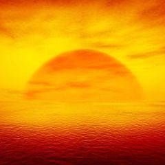 Sunrise Sea Light Photography Scenery Backdrop Nature Theme Banner BCE-712