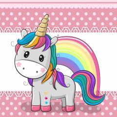 Pink Animal Birthday Photography Scenery Backdrop Birthday Party Theme Banner BCE-734