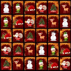 Snowman Holly Reindeer Santa Photography Scenery Backdrop Christmas Theme Banner BCE-760