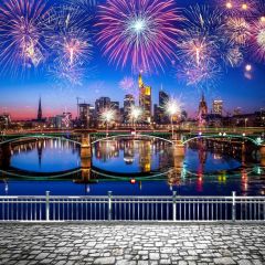 New Year 2020 Firework Stream Photography Scenery Backdrop Festival Celebration Theme Banner BCE-774