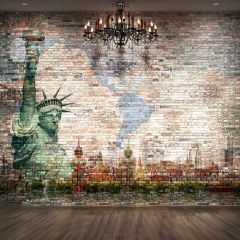 Graffiti Light Floor Photography Scenery Backdrop Graffiti Theme Banner BCE-804