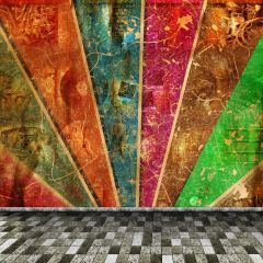 Graffiti Colors Photography Scenery Backdrop Wall Theme Banner BCE-832