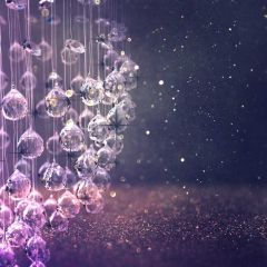 Light Spot Diamond Photography Scenery Backdrop Starlight Shine Theme Banner BCE-835