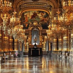 Palace Crystal Light Photography Scenery Backdrop Indoor Theme Banner BCE-845