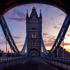 Road Building Rail Photography Scenery Backdrop Landmark Theme Banner BCE-861