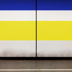 Black Blue Yellow Photography Scenery Backdrop Wall Theme Banner BCE-872