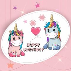 Birthday Cartoon Animal Photography Scenery Backdrop Birthday Party Theme Banner BCE-873