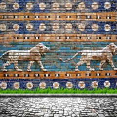 Animal Flower Brick Stone Photography Scenery Backdrop Wall Theme Banner BCE-874