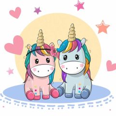 Birthday Party Cartoon Animal Photography Scenery Backdrop Birthday Party Theme Banner BCE-888