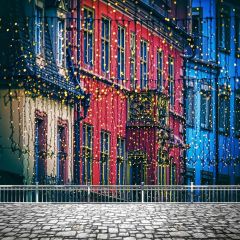 Light Floor City Photography Scenery Backdrop Architectural Theme Banner BCE-907