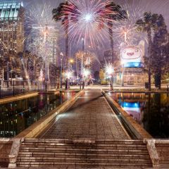 New Year 2020 Photography Scenery Backdrop Festival Celebration Theme Banner BCE-913