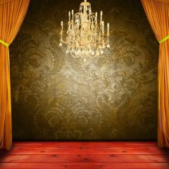 Stage Curtain Light Photography Scenery Backdrop Stage Carpet Theme Banner BCE-920