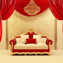 Curtain Sofa Light Photography Scenery Backdrop Indoor Theme Banner BCE-925
